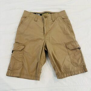 Men's Lee Extreme Motion Tan Cargo Shorts Size 28